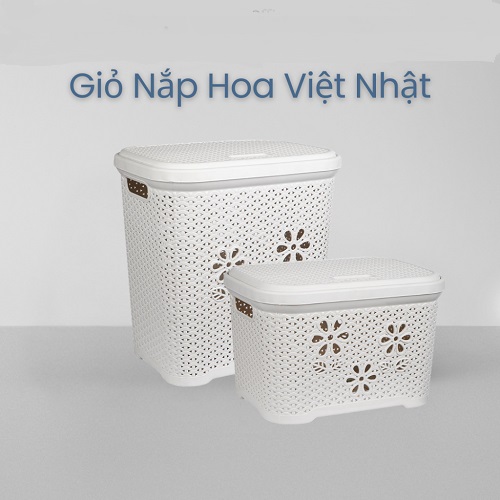 Giỏ nắp hoa Việt Nhật