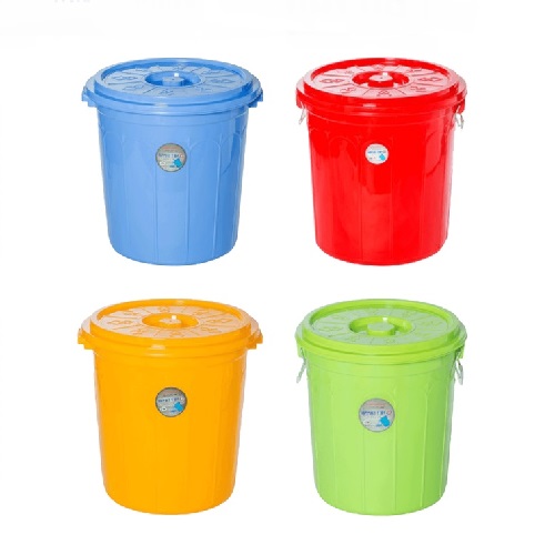 Thùng nhựa tròn có nắp Duy tân